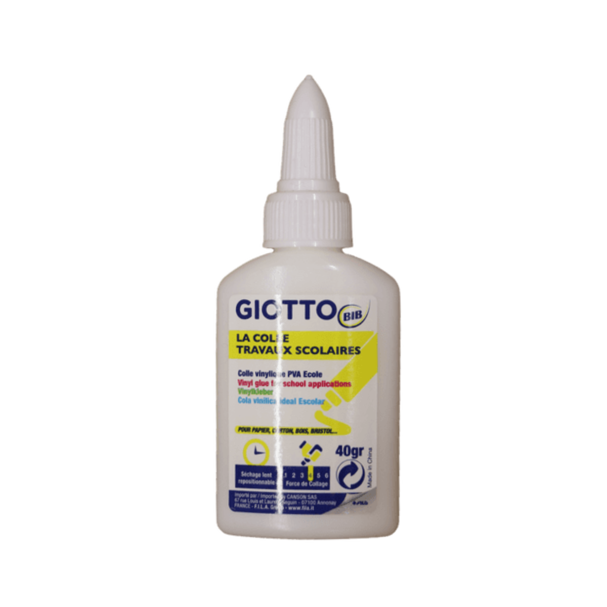 Giotto Craie Blanche 46401 – Lot De 10 Bâtons Enduits – Pour Tableau Noir Et Ardoise